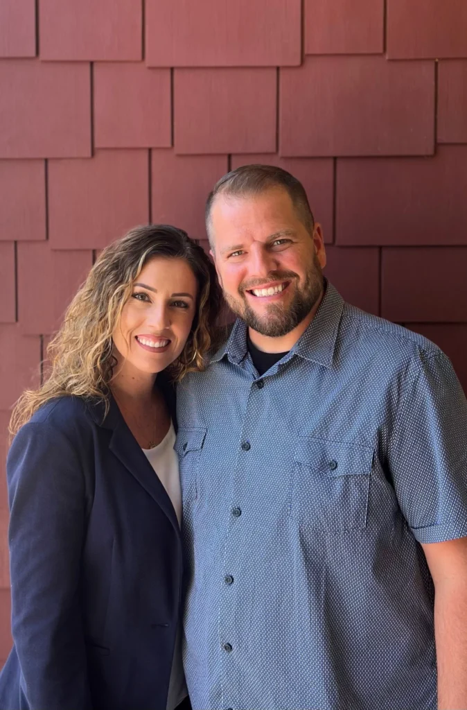 A photo of Angel and Shawn, ABC Cares's leadership team